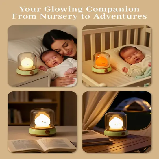 Smiley Night Light for Baby Nursery {5}