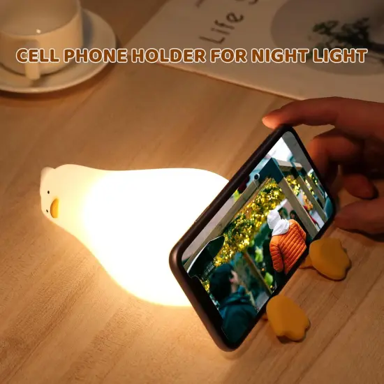 Duck Night Light - Touch Control, USB-C Charging & Timer {4}