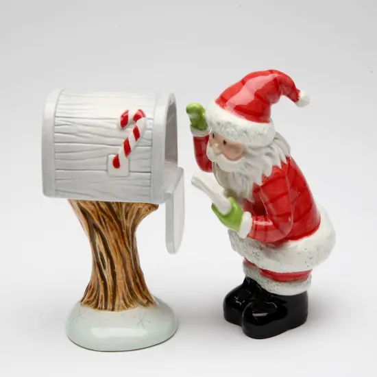 Ceramic Letters for SantaSalt and Pepper Shakers, Home D&eacute;cor, Gift for Her, Gift for Mom, Kitchen D&eacute;cor, Christmas D&eacute;cor {3}