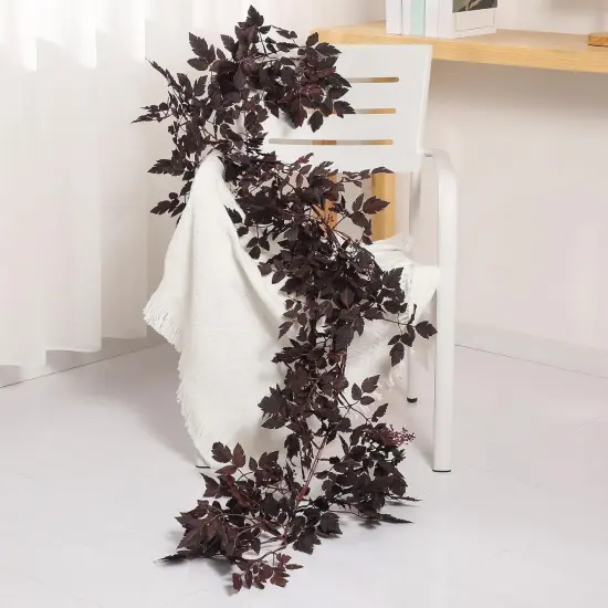 1 Pcs Plum Cimicifuga Seeded Garland Fall - 6FT {5}