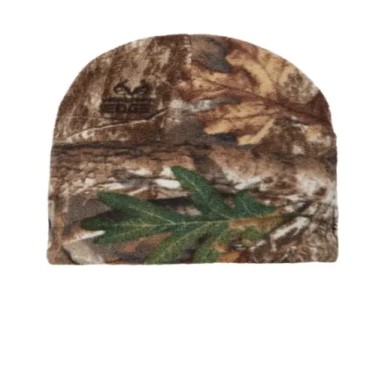 Port Authority&reg; Camouflage Fleece Beanie Lightweight Warm Anti Pill Polyester Fleece Mossy Oak {5}