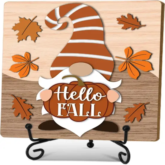 Autumn Gnome Thanksgiving Table Decor - Hello Fall Decor {1}