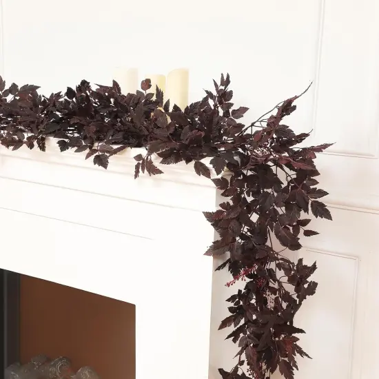 1 Pcs Plum Cimicifuga Seeded Garland Fall - 6FT {3}