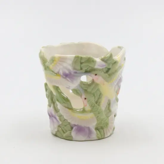 Ceramic Hummingbird Votive Candle Holder, Home Decor, Gift for Bird Watcher, Gift for Her, Gift for Mom {3}