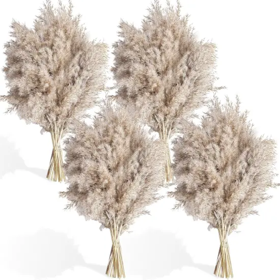 40 PCS Nature Pampas Grass Bouquet {2}