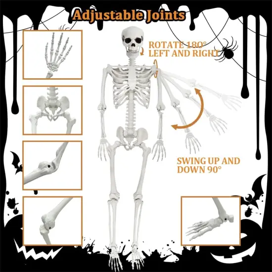Halloween Skeletons - 1Pcs 5.9ft {2}