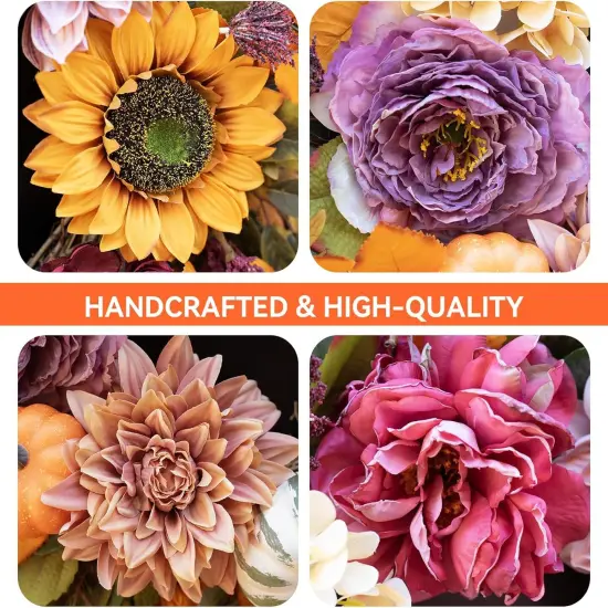 24 Inch Fall Wreath {3}