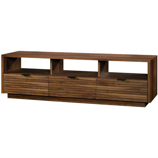 Walnut Finish TV Stand for TVs up to 70 Inch with Storage {2}
