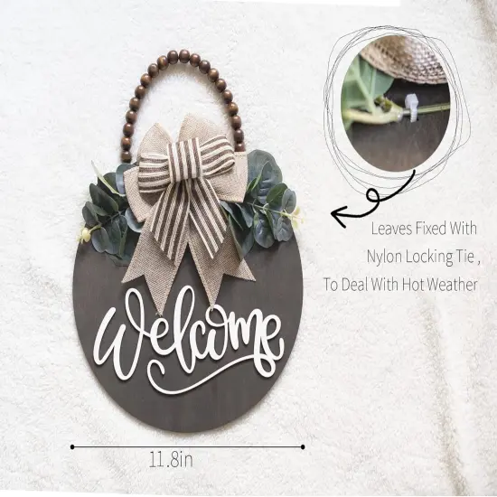 Front Door Welcome Porch Sign {4}