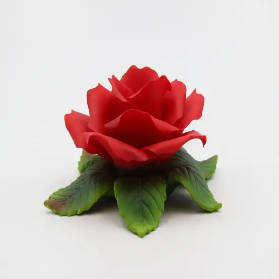 Hand Crafted Ceramic Red Rose Candle Holder-Candle NOT Included, Valentines Day Decor, Wedding D&eacute;cor or Gift, Anniversary D&eacute;cor or Gift {5}