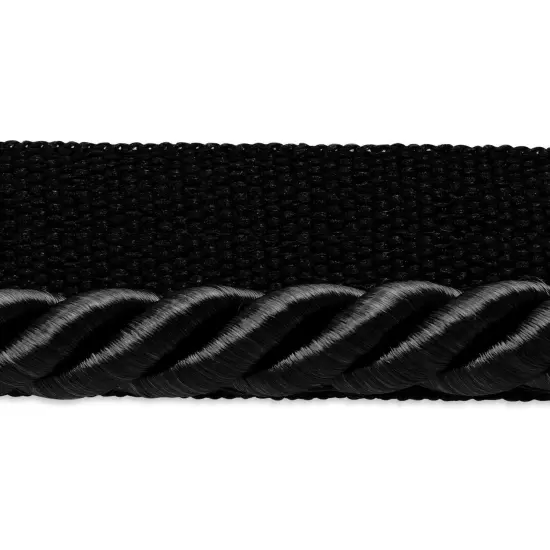 5 yards of Hilda 3/8" TwistedLip Cord Trim | 5 yard cut Gray {2}