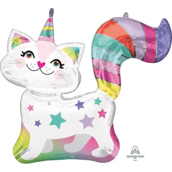 31" Caticorn Foil Balloon Magical Party Decoration {1}