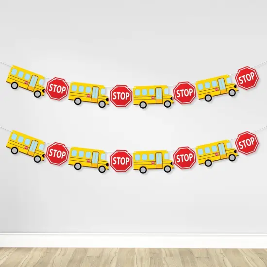 Bus Banner - 10 Feet, No DIY | School Bus Decorations {1}