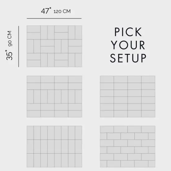 Pack of 24 - Black Felt Board Alternative - Felt Bulletin Board Tiles {2}