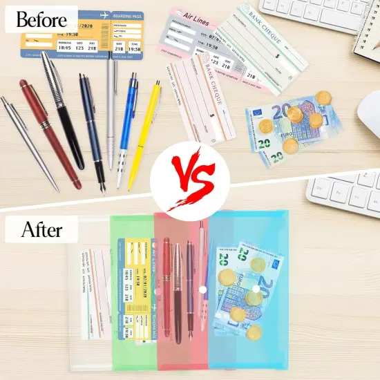 10PCS Plastic Envelopes {4}