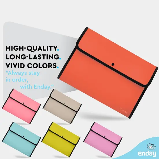 A4 Letter Size Reusable Filling Envelopes -Red {3}