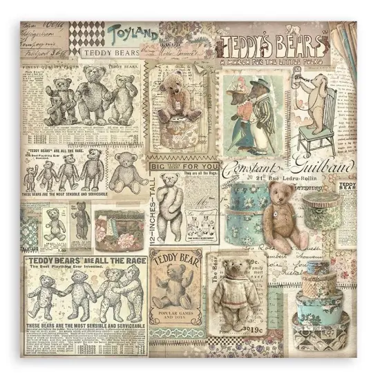 Stamperia Single-Sided Paper Pad 8"X8" 22/Pkg-Brocante Antiques {5}