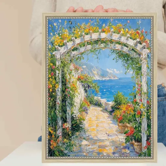 Narrow Beaded Silver Scoop Picture Frame 28x28 frame {7}