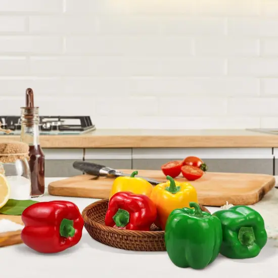 Artificial Fake Veggie 6Pcs (Each Color 2Pcs) {4}