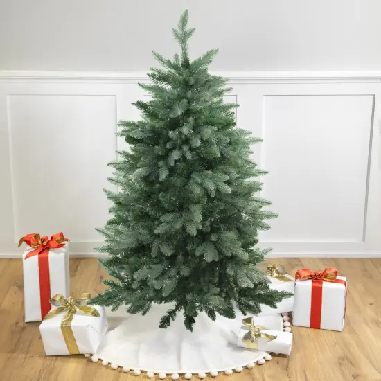 Northlight Real Touch&trade;️ Medium Washington Frasier Fir Artificial Christmas Tree - Unlit - 4.5' Green {1}