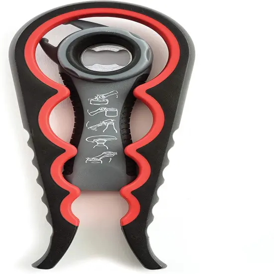 Norpro Jar Lid Gripper Opener and 5-in-1 Pop Can / Beer Bottle Opener Combo {2}