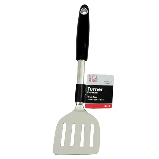 Chef Craft 13" Heavy Duty Stainless Steel Slotted Spatula Turner {5}