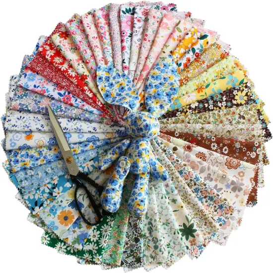 42Pcs 10"x10" Quilting Cotton Fabric Square No Repeat Layer Cake Precut {2}