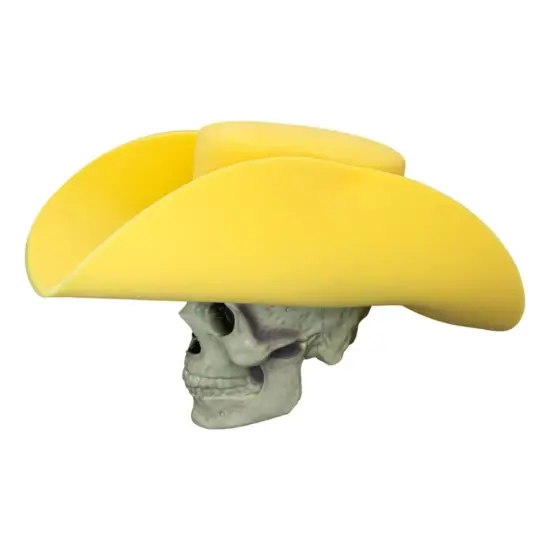 Edge Collections - 12' - Yellow - Oversized Skeleton Cowboy Hat for Parties and Events! {3}