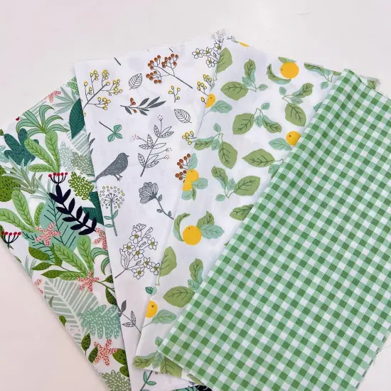 42Pcs 9.8" x 9.8"(25 * 25CM) 21 Colors Cotton Fabric {4}