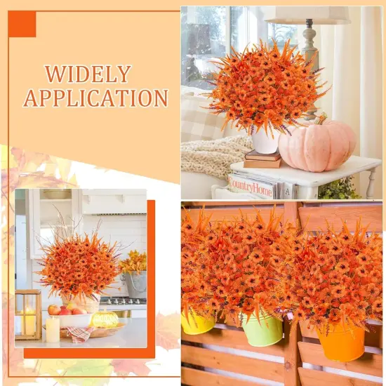 40 Bunches Artificial Fall Outdoor {3}