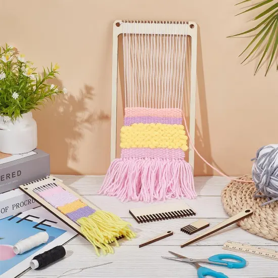 6Pcs Wood Weaving Loom Kit {4}