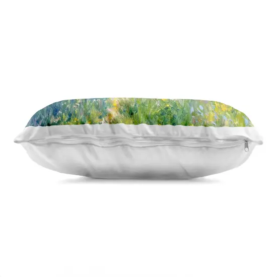 Stupell Industries Impressionist Smudged Coast Indoor Pillow, 14 x 7 x 20 {3}