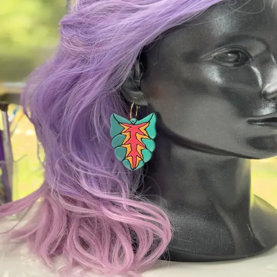 TRI COLOR LEAF CLAY CUTTER {4}