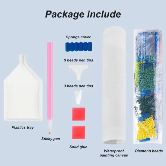 Diamond Painting Kits for Adults Book Flower, Round Full Drill Diamond Art Kits,12&times;16Inch {5}