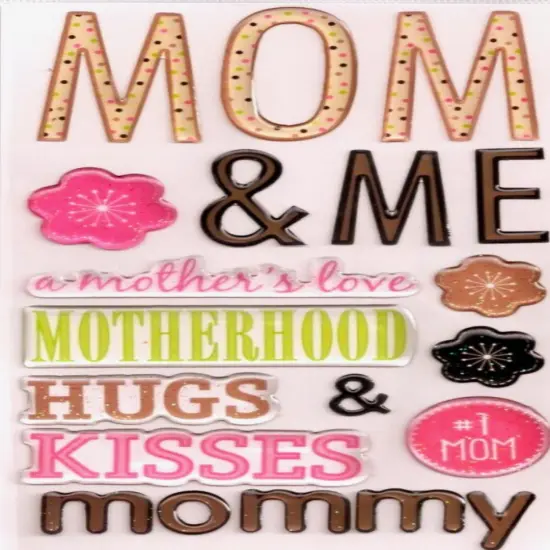 Sticko Mom Epoxy Stickers {1}