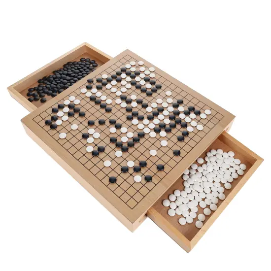 WE Games Wood GO Set with Pull Out Drawers -12 in. {6}