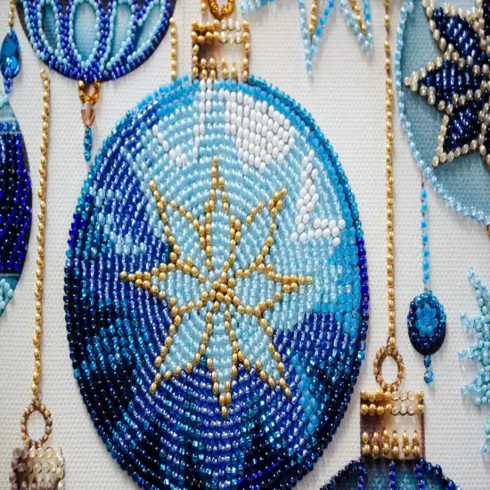 Bead Embroidery Kit - Crystal patterns {2}