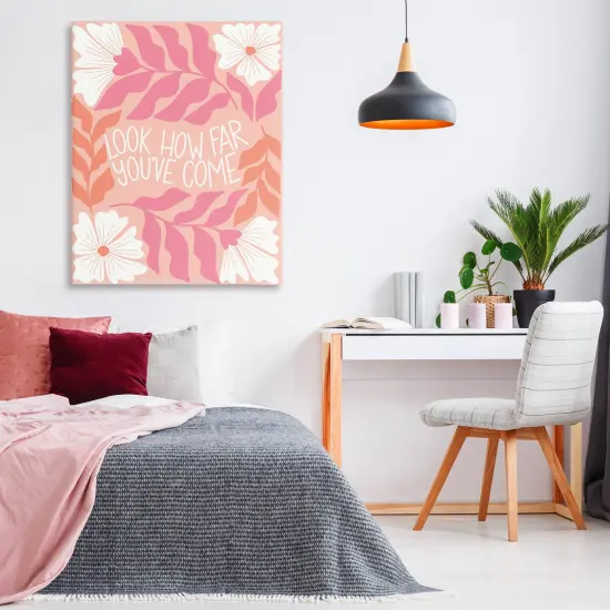 Stupell Industries How Far You've Come Canvas Wall Art Design by Taylor Shannon Designs {2}