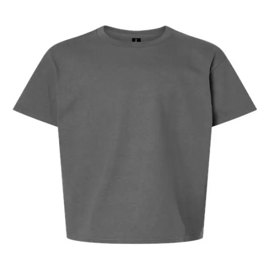 Gildan&reg; Classic Fit Crewneck short sleeve Youth Tee Charcoal {2}