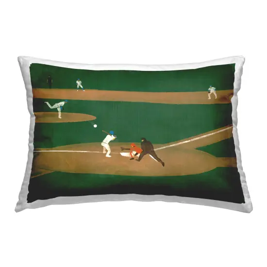 Baseball Field View Decorative Printed Throw Pillow Design by Daphne Polselli, 14 x 7 x 20 {1}