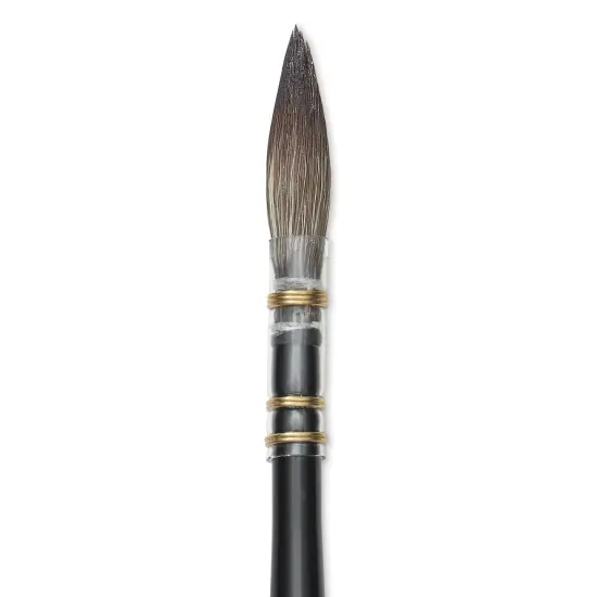 Da Vinci Casaneo Synthetic Squirrel Watercolor Brush -Quill Round Wash, Size 2/0, Short Handle, Synthetic {1}