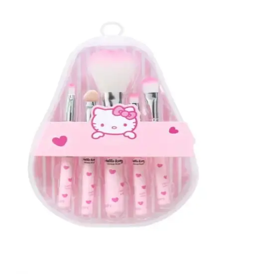 Cute Cat Cartoon Makeup Brushes 5 Pcs {3}
