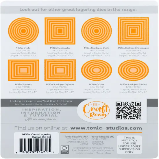 Tonic Studios Die Set-Ovals Layering Basic {3}