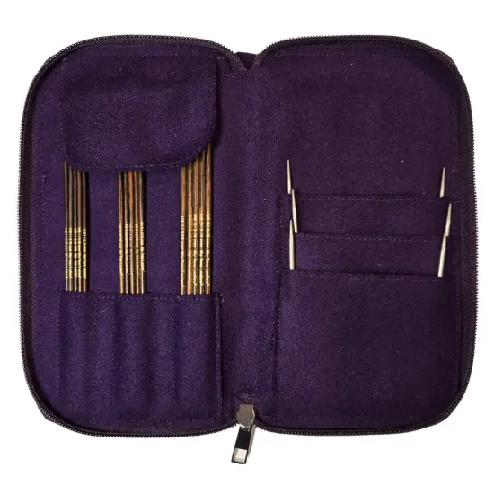 My Two Ladies | Blue Silk | Ultimate Sock Set | 9" Circular Needles & 7" DPN | 3 Sizes | w/custom case {5}