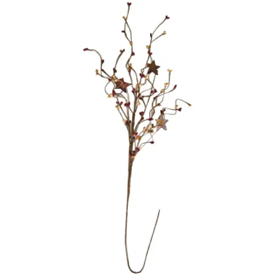 Decorative Pip & Star Spray Gold {1}