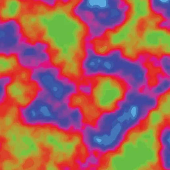 Neon Heat Map Gift Wrap {2}