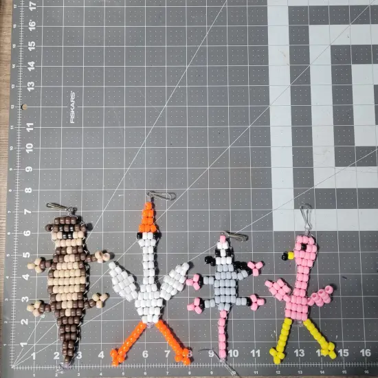 Ink and Trinket Kids Otter Bead Animals, Pony Bead Crafts {2}