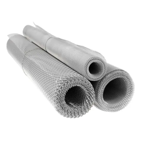 Creative Mark Medium 3mm Aluminum Wire Mesh Roll 19.68" x 9.84 ft, Woven Metal Mesh Screen for Sculptures, Sturdy & Pliable Structure, Ideal for Clay Plaster, Unique 3D Shape Transformations {6}