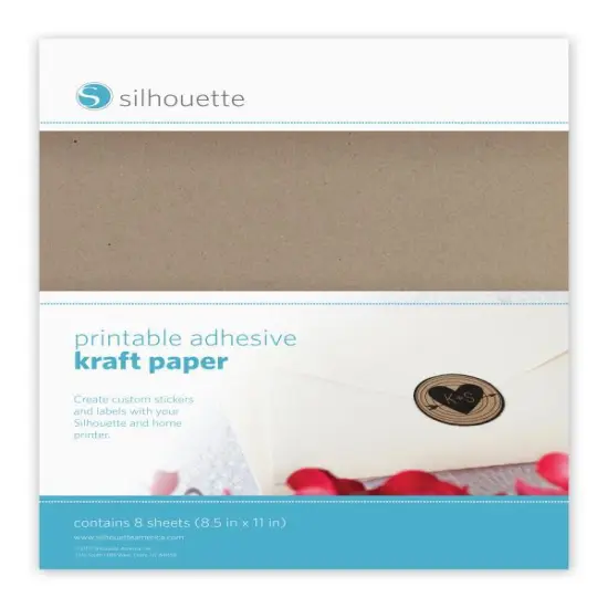 Silhouette Sticker Sheets - Kraft Paper {1}