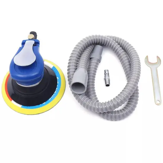 6" Air Palm Orbital Sander Tool Hand Sanding Pneumatic Round 10000 RPM Auto DIY {4}